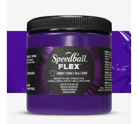 Speedball Flex Screen Printing Fabric Ink Bright Plum 8oz, for Home Decor, Bags, T Shirt, Essential for Artists Craft Kit