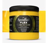 Speedball Flex Screen Printing Fabric Ink Canary 8oz, for Home Decor, Bags, T Shirt, Essential for Artists Craft Kit