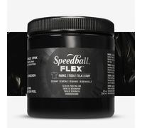Speedball Flex Screen Printing Fabric Ink Ebony 8oz, for Home Decor, Bags, T Shirt, Essential for Artists Craft Kit