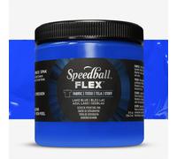 Speedball Flex Screen Printing Fabric Ink Lake Blue 8oz, for Home Decor, Bags, T Shirt, Essential for Artists Craft Kit