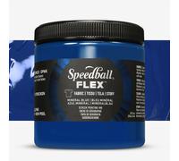 Speedball Flex Screen Printing Fabric Ink Mineral Blue 8oz, for Home Decor, Bags, T Shirt, Essential for Artists Craft Kit