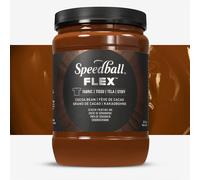 Speedball Flex Screen Printing Fabric Ink Cocoa Bean 32oz, for Home Decor, Bags, T Shirt, Essential for Artists Craft Kit