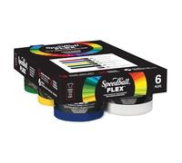 Speedball : Flex Fabric Screen Printing Ink : 118ml : Set of 6