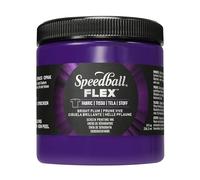 Speedball Flex Screen Printing Fabric Ink Bright Plum 8oz, for Home Decor, Bags, T Shirt, Essential for Artists Craft Kit