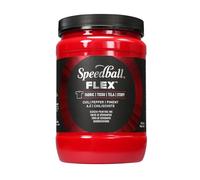 Speedball Flex Screen Printing Fabric Ink Chili Pepper 32oz, for Home Decor, Bags, T Shirt, Essential for Artists Craft Kit