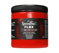 Speedball Flex Screen Printing Fabric Ink Chili Pepper 8oz, for Home Decor, Bags, T Shirt, Essential for Artists Craft Kit