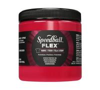 Speedball Flex Screen Printing Fabric Ink Fuchsia 8oz, for Home Decor, Bags, T Shirt, Essential for Artists Craft Kit