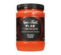 Speedball Flex Screen Printing Fabric Ink Mandarin 32oz, for Home Decor, Bags, T Shirt, Essential for Artists Craft Kit