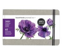 Speedball Fluid 100 Journal, Large Landscape 8.25 x 5.25”, Acid-Free Paper, Plain Sheets, Art, Cold-Press Texture, Artists Watercolour Painting Paper, Mixed Media