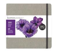 Speedball Fluid 100 Journal, Square 8.25 x 8.25”, Acid-Free Paper, Plain Sheets, Art, Cold-Press Texture, Artists Watercolour Painting Paper, Mixed Media