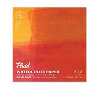 Speedball Fluid Cold Press 6" x 6" 300gsm Watercolour Block (15shts)