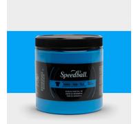 Speedball : Fluorescent Fabric Screen Printing Ink : 8oz : Blue