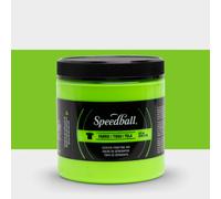 Speedball : Fluorescent Fabric Screen Printing Ink : 8oz : Lime Green