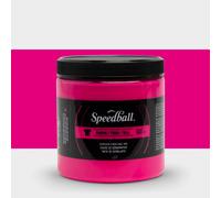 Speedball : Fluorescent Fabric Screen Printing Ink : 8oz : Magenta
