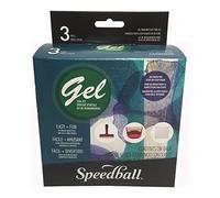 Speedball Gel Printing Tool Kit, Gel Printing Plate, Pop-In Soft Rubber Brayer, Red Baron Baren, Block Printing, Printmaking Gift, Arts Craft Tool, Supplies, Monotype Print, Scrapbooking, Journaling