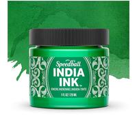 Speedball India Ink, Bright Emerald, 1-Ounce