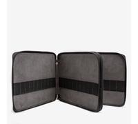 Speedball : Leather Black Folding Colour Pencil Case Holds 120