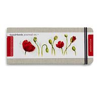 Speedball Linen Watercolour Journal 300gsm, Pocket Panorama, White, 3.5 x 8.25", For Painting, Drawing, Students, Artists, Journaling