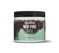 Speedball Mid-Fire Glaze, Dragon Stone, 16 Ounce Jar for Pottery and Ceramics