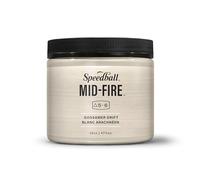 Speedball Mid-Fire Glaze, Gossamer Drift, 16 Ounce Jar for Pottery and Ceramics