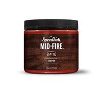 Speedball Mid-Fire Glaze, Jasper, 16 Ounce Jar for Pottery and Ceramics