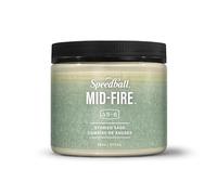 Speedball Mid-Fire Glaze, Storied Sage, 16 Ounce Jar for Pottery and Ceramics