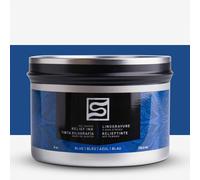 Speedball 8oz Oil Relief Block Printing Ink Blue, Paint Tools Accessories for Printing Kit, Relief Printing, Block Printing