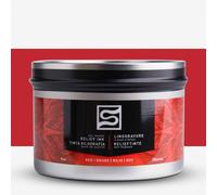 Speedball 8oz Oil Relief Block Printing Ink Red, Paint Tools Accessories for Printing Kit, Relief Printing, Block Printing