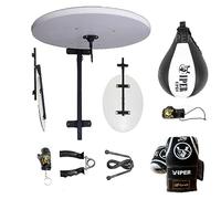 Speedball Platform Set Boxing MMA Training Punch Bag Speed Stand Wall Bracket Bag Gloves Adjustable Folding Fitness