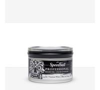Speedball 8oz Professional Relief Ink Titanium White, For Block, Relief Printing, Linocut, Wood Cutting, Oil-Based