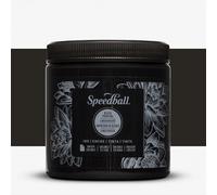 Speedball Water-Soluble Block Printing Ink 8oz Black, Waterproof Relief Ink for Lino, Wood, Soft Block, Artist Art Tool Kit Accessories, Printing Art Set