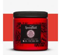 Speedball : Relief Ink : Water-soluble : 237ml (8oz) : Red