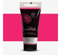 Speedball : Relief Ink : Water-soluble : 37ml (1.5oz) : Fluorescent Hot Pink