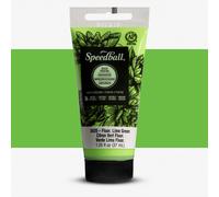 Speedball : Relief Ink : Water-soluble : 37ml (1.5oz) : Fluorescent Lime Green