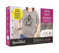 Speedball Screen Printing Beginner Starter Craft Vinyl Kit, Home Art, School, DIY Screen Print Making Supplies, Arts, Vinyl Stencils Stamp Making, T Shirt Fabric Craft, Fashion, Home Decor Arts Craft