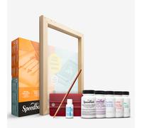 Speedball Screen Printing Essentials Tools Kit, Craft Kit, Home Art, School, DIY Screenprinting Supplies, Art, Vinyl Stencils Stamp Making, T Shirt Fabric Craft, Fashion, Home Decor Arts Craft