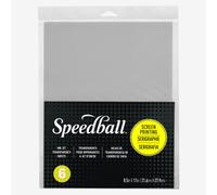 Speedball Ink Jet Transparencies Pack Of 6, 8.5" x 11" 21.6 cm x 27.9 cm, Screen Printing Accessories, Acid-Free, Transparent Clear Sheets For Screen Printing Stencil Decal, Transfer Film Sheet
