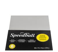 Speedball Ink Jet Transparencies Pack Of 6, 8.5" x 11" 21.6 cm x 27.9 cm, Screen Printing Accessories, Acid-Free, Transparent Clear Sheets For Screen Printing Stencil Decal, Transfer Film Sheet