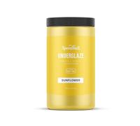 Speedball Underglaze, Sunflower, 16 Oz, Made in USA, Lead-Free Color Glaze for Pottery and Ceramics, Wide Firing Range Cone 05-10, Food Safe