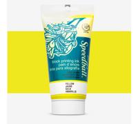 Speedball 75ml 2.5oz Water-Soluble Block Ink Yellow, for Block Printing, Lino Printing, Screen Printing, for Artists Kit