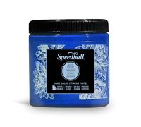 Speedball Water-Soluble Block Printing Ink 8oz Blue, Waterproof Relief Printing Ink, Lino, Wood, Soft Block, Printing, Artist Art Tool Kit Printing Accessories, Printing, Block Printing Art Set