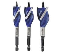 Speedbor 1877241 Irwin Tools Max Wood Drilling Bits, 4-Inch, 3-Piece