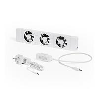 SpeedComfort Radiator Fan Booster with Auto Sensor, Mono Set, 1 Unit | Radiator fans for home, For 40-70 cm Radiators, set of 1, 2x faster heating, up to 22% energy savings, Whisper quiet