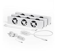 SpeedComfort Radiator Fan Trio Set - Set of 3 radiator fans - Energy efficient - 2x faster heating - Up to 22% energy savings - Easy to install - Whisper quiet - Dutch product