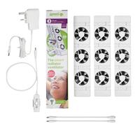 SpeedComfort Radiator Fan Trio Set - White