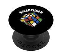 Speedcuber Speedsolving Speedcubing Cubing Cuber Speed Cuber PopSockets Adhesive PopGrip