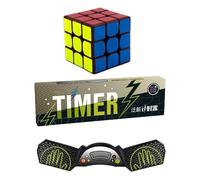 Speedcubing Timer - Touch Control for Stacking Mat with Display | Official World Cube Association Approved Timer for Competitive Puzzle Solving - Accessory pe