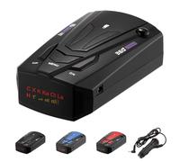 Speeder Pro Radar Detector Car Radar & Speed Camera Detector Long Range Detection 360° Omnidirectional Monitoring Voice Alerts Early Warning for Speed Traps & Photo Capture (Blakc)