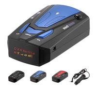 Speeder Pro Radar Detector Car Radar & Speed Camera Detector Long Range Detection 360° Omnidirectional Monitoring Voice Alerts Early Warning for Speed Traps & Photo Capture (Blue)