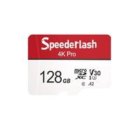 Speederlash 128GB Micro SDXC Memory Card, 4K Pro TF Card with Adapter, Up to 160MB/s Read Speed